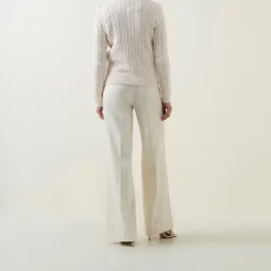 Discount Montiva Logo Cable-Knit Sweater Women Sweaters & Cardigans