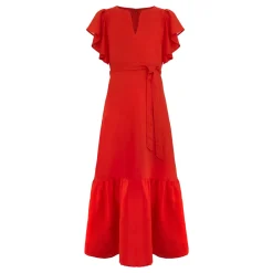 Online Morgan Frill-Sleeve Dress Women Dresses