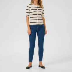 Best Morita Stripe Cardigan Women Sweaters & Cardigans