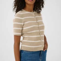 Hot Morita Stripe Cardigan Women Sweaters & Cardigans