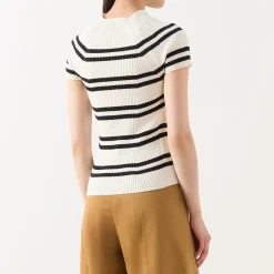 Hot Musette Ribbed Striped Sweater Women Sweaters & Cardigans