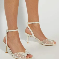 Musing Embellished Strappy Heels Women Heels