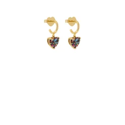 My Love Heart Huggie Earrings Women Earrings