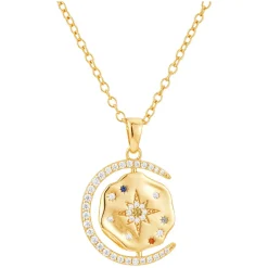 New My Sun, Moon & Stars Necklace Women Necklaces