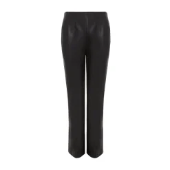 Outlet Mya Faux Leather Cropped Trousers Women Trousers & Shorts