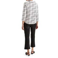 Outlet Mya Faux Leather Cropped Trousers Women Trousers & Shorts