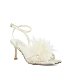 Discount Mylove Feather-Trim Heeled Sandals Women Heels