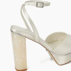 Best Mymuse Satin Bridal Platform Heels Women Heels