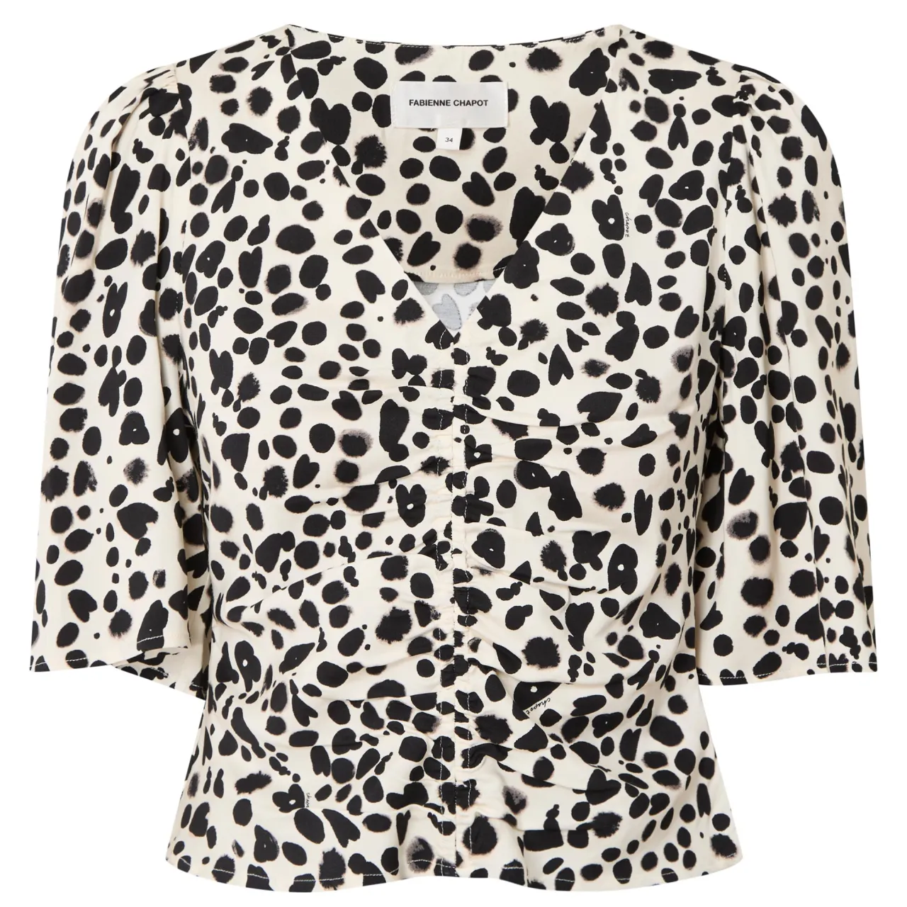 Hot Myrte Leopard Blouse Women Tops