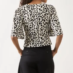 Hot Myrte Leopard Blouse Women Tops