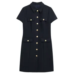 Outlet Nadiya Utility Mini Shirt Dress Women Dresses