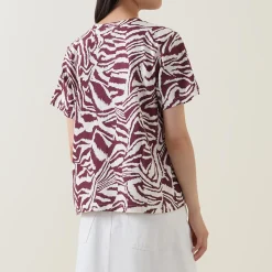 Hot Nahid Animal Print T-Shirt Women Tops