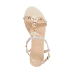 Outlet Nature Floral T-bar Sandals Women Sandals