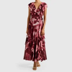 Best Naya Petite Floral Ruffle Dress Women Dresses
