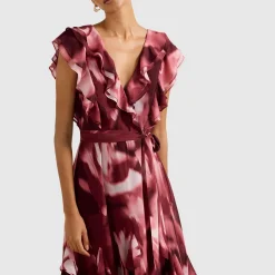 Best Naya Petite Floral Ruffle Dress Women Dresses