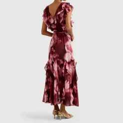 Best Naya Petite Floral Ruffle Dress Women Dresses