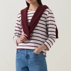 Discount Nela Striped T-Shirt Women Tops