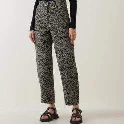 Hot Neoma Leopard Straight Leg Jeans Women Denim