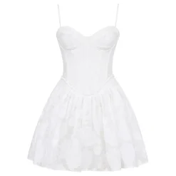 Clearance Nerissa Jacquard Corset Mini Dress Women Dresses