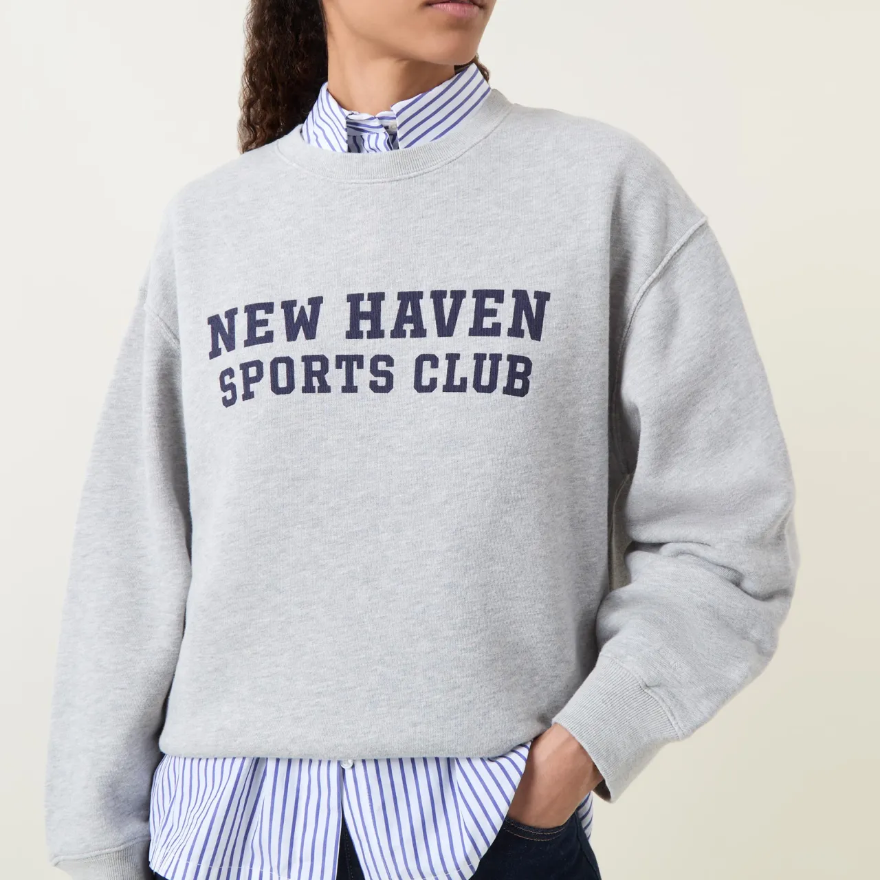 New Haven Logo Sweatshirt Women Coats & Jackets