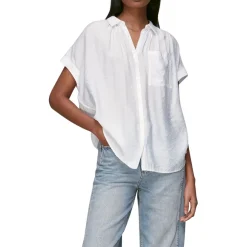 Discount Nicola Textured Shirt Women Tops