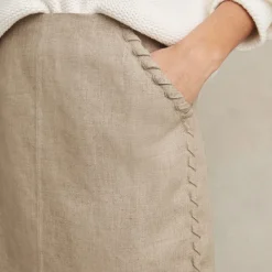 Discount Nikita Linen Whipstitch Mini Skirt Women Skirts