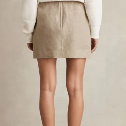Discount Nikita Linen Whipstitch Mini Skirt Women Skirts