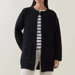 Outlet Niya Open Front Textured Cardigan Women Sweaters & Cardigans