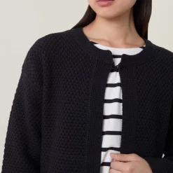 Outlet Niya Open Front Textured Cardigan Women Sweaters & Cardigans