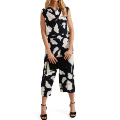 Clearance Noelle Floral Draped Top Women Tops