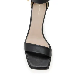 Best Noir Buckle Heeled Sandals Women Heels