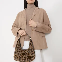 Sale Nolita Cheetah Hobo Shoulder Bag Women Shoulder Bags