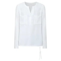 Best Notched Drawstring Blouse Women Tops