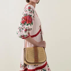 Sale Nouveau Straw Saddle Bag Women Crossbody Bags