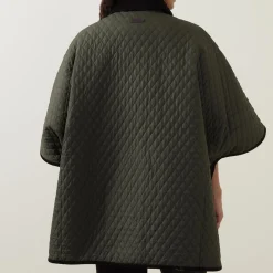 Discount Oakham Diamond Quilted Cape Coat Women Coats & Jackets