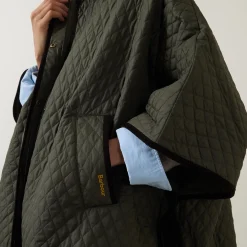 Discount Oakham Diamond Quilted Cape Coat Women Coats & Jackets