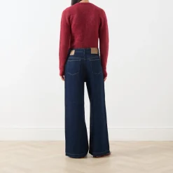 Online Obey Wide Leg Jeans Women Trousers & Shorts