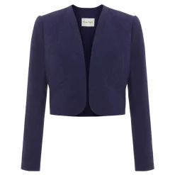 Clearance Olivia Textured Cropped Jacket Women Coats & Jackets