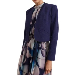 Clearance Olivia Textured Cropped Jacket Women Coats & Jackets
