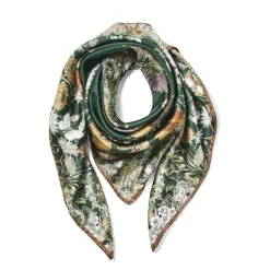 Sale Ombre Floral Silk Scarf Women Scarves