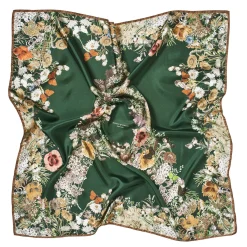 Sale Ombre Floral Silk Scarf Women Scarves