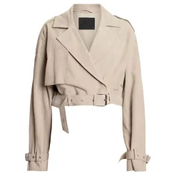 Discount Ophelia Suede Trench Jacket Women Coats & Jackets