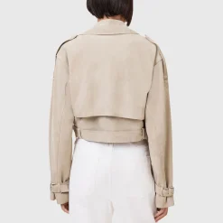 Discount Ophelia Suede Trench Jacket Women Coats & Jackets