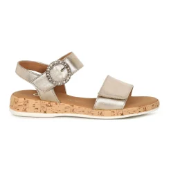 Best Opton Metallic Leather Sandals Women Sandals