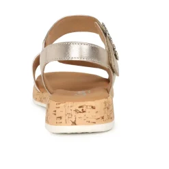 Best Opton Metallic Leather Sandals Women Sandals