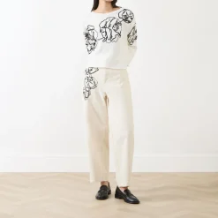 Best Orense Floral Embroidered Jeans Women Denim