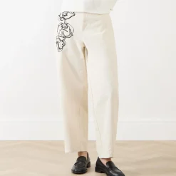 Best Orense Floral Embroidered Jeans Women Denim