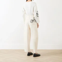 Best Orense Floral Embroidered Jeans Women Denim
