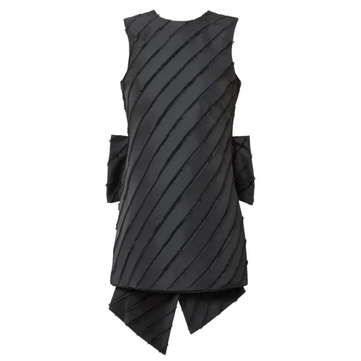 Discount Oversized Bow Mini Shift Dress Women Occasion Dressing