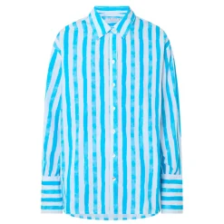 New Oversized Striped Shirt Women Swimwear & Beachwear